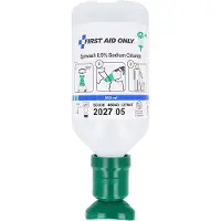 FIRST AID ONLY 500ml bottle with eye cup and dust lid 500 ml