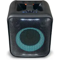 Nedis Bluetooth-Party-Lautsprecher - Batterie 1 Betriebszeit Standardnutzung: 300 min - 150 W - Griff - Partylicht - Equalizer - Orange / Schwarz