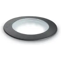 Ideal Lux Schwarze CECI 1-Glühlampe mit eingelassenem Fleck aus Harz
