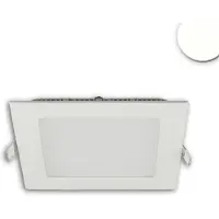 ISOLED 115461 LED Downlight, 9W, eckig, ultraflach, blendungsreduziert, weiß, neutralweiß, dimmbar CRI90