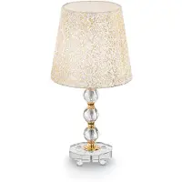 Ideal Lux Schreibtischlampen - Classic Office Queen Metall Gold 1 Licht E27 Medium