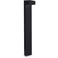 Ideal Lux Moderne Stehleuchte Sirio Aluminium Schwarz 2 Lichter 3W 3000K Warmes Licht H80Cm