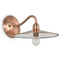 Ideal Lux Applique Rustica-Country Cantina Metallo Rame 1 Luce E14