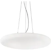 Ideal Lux Moderne Aufhängung Smarties Glas Weiß 3 Lichter E27