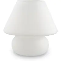 Ideal Lux PRATO TL1 BIG, Weiß, Glas, Schlafzimmer, Kinderzimmer, Esszimmer, Wohnzimmer, IP20, II, E27
