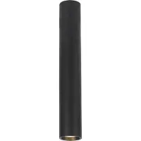 Milagro Deckenstrahler schwarz rund 40 cm 1xGU10 8W Genesis