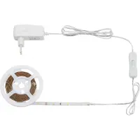 Briloner LED Band 3 Meter 3000K selbstklebend Kabelschalter 10W weiß Kunststoff