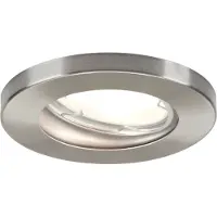 Briloner LED Einbauleuchten 3er Set GU10 IP65 5 W silber Metall-Kunststoff