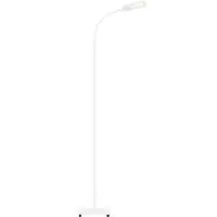 Briloner OFFICE STEP LED Stehlampe, Touchfunktion, CCT Farbtemperatursteuerung, Dimmbar, Schwenkbar, weiß, 21 x 21 x 128 cm