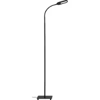 Briloner OFFICE STEP LED Stehlampe, CCT Farbtemperatursteuerung, Schwenkbar, Dimmbar, Touchfunktion, schwarz, 21 x 21 x 128 cm