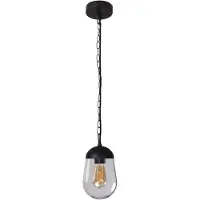 Kanlux S.A. Außenleuchte, Outdoorlampe LIEGO E27 Schwarz IP44 36531