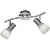 Philips Leuchten LED-Deckenleuchte "Levisto" in Nickel matt, Glas alabasterfarbig w