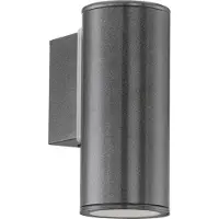Eglo Wandleuchte "RIGA" GU10 Warmweiß Wand-/Deckenleuchte, L6,5 x H15 x AL9,5 cm, 1X2,8W inkl.