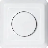 Star Trading Einbau-Wanddimmer in Weiß - (L)8,4 x (B)8,4 cm - onesize