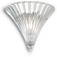 Ideal Lux SANTA AP1 SMALL, Oberfläche, 1 Glühbirne(n), E14, IP20, Transparent