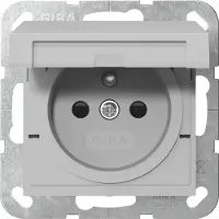Gira Steckd. Erdstift KD + SP System 55 Grau m 4488015