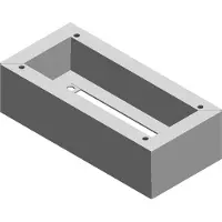 Abl Sockel für Ladesäulen eMC2, Einbausockel 100 mm EMC9997