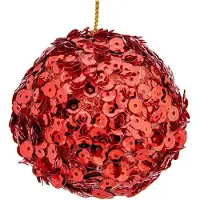 Sublime Market Connect Krist Weihnachtsbaumkugeln Rot Kunststoff Ø 10 Cm 6 Stück