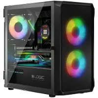 Logic Housing Portos Argb Mini Usb 3.0 Schwarz