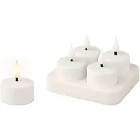 Lumineo LED Teelicht Flacker-Effekt