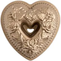 Nordic Ware Motivbackf. Fl.Heart Bundt Pan