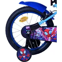 Volare Spidey Kinderfahrrad - Jungen - 16 Zoll - Blau - Zwei Handbremsen