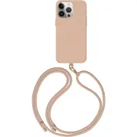 Uniq Muse MagSafe Back Cover mit Band für das Apple iPhone 15 Pro Max - Dusty Nude