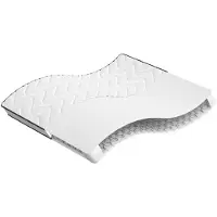 vidaXL Matratze Bonnell-Federkern Mittel 180x200 cm