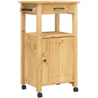 vidaXL Küchenwagen MONZA 48x40x88,5 cm Massivholz Kiefer