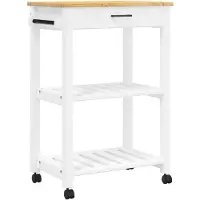 vidaXL Küchenwagen MONZA 60x40x88,5 cm Massivholz Kiefer