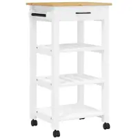 vidaXL Küchenwagen MONZA 48x40x88,5 cm Massivholz Kiefer