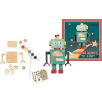 Egmont toys Bastelpackung Holzroboter 20x20x4 cm