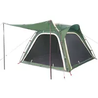 vidaXL Campingzelt 4 Personen Grün Quick Release Wasserfest