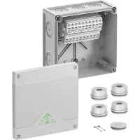 Spelsberg 81044001 Abzweigkasten, Schutzart IP55/IP66, max. Leiterquerschnitt 102, Schlagfestigkeit IK07, Schutzklasse II, Ui 690V AC, Ui 690V DC