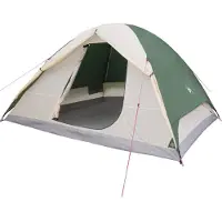 vidaXL Kuppel-Campingzelt 6 Personen Grün Wasserdicht