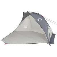 DKD Home Decor vidaXL Strandzelt Grau 268x223x125 cm 185T Polyester