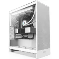 NZXT H7 Flow 2024 Gehärtetes Glas USB 3.2 Weiß