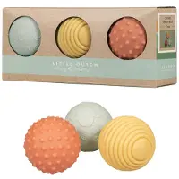 Little Dutch Farm Sensory Bälle set/3, 0,5 Jahr(e), Kunststoff, Mehrfarbig