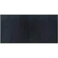 vidaXL Teppich Rechteckig Grau 100x200 cm Bambus
