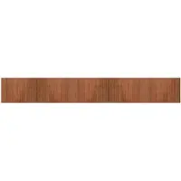 vidaXL Teppich Rechteckig Braun 70x500 cm Bambus