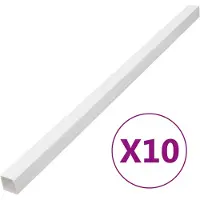 vidaXL Installationsrohre 40x25 mm 10 m PVC