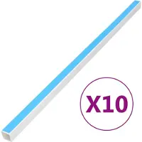 vidaXL Kabelkanäle Selbstklebend 30x15 mm 10 m PVC