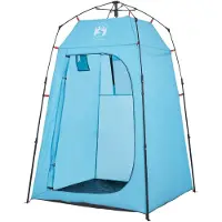 vidaXL Sichtschutzzelt Blau Quick Release Wasserdicht