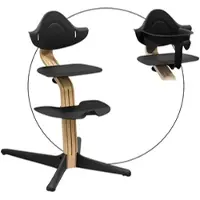 Stokke Nomi Bundle Hochstuhl Eiche inkl. Babyset, schwarz
