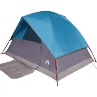 vidaXL Kuppel-Campingzelt 2 Personen Blau Wasserdicht