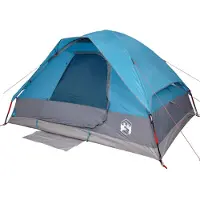 vidaXL Kuppel-Campingzelt 2 Personen Blau Wasserdicht
