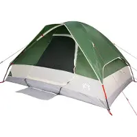 vidaXL Kuppel-Campingzelt 4 Personen Grün Wasserdicht