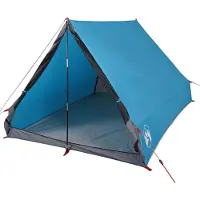 vidaXL Camping-Keilzelt 2 Personen Blau Wasserdicht