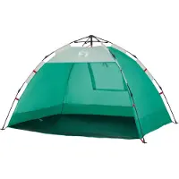 vidaXL Strandzelt 2 Personen Seegrün Quick Release Wasserdicht