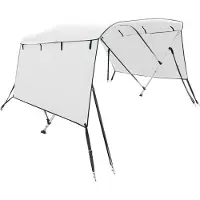 vidaXL 3-Bow Bimini-Top mit Seitenteilen 183x(170-182)x137 cm